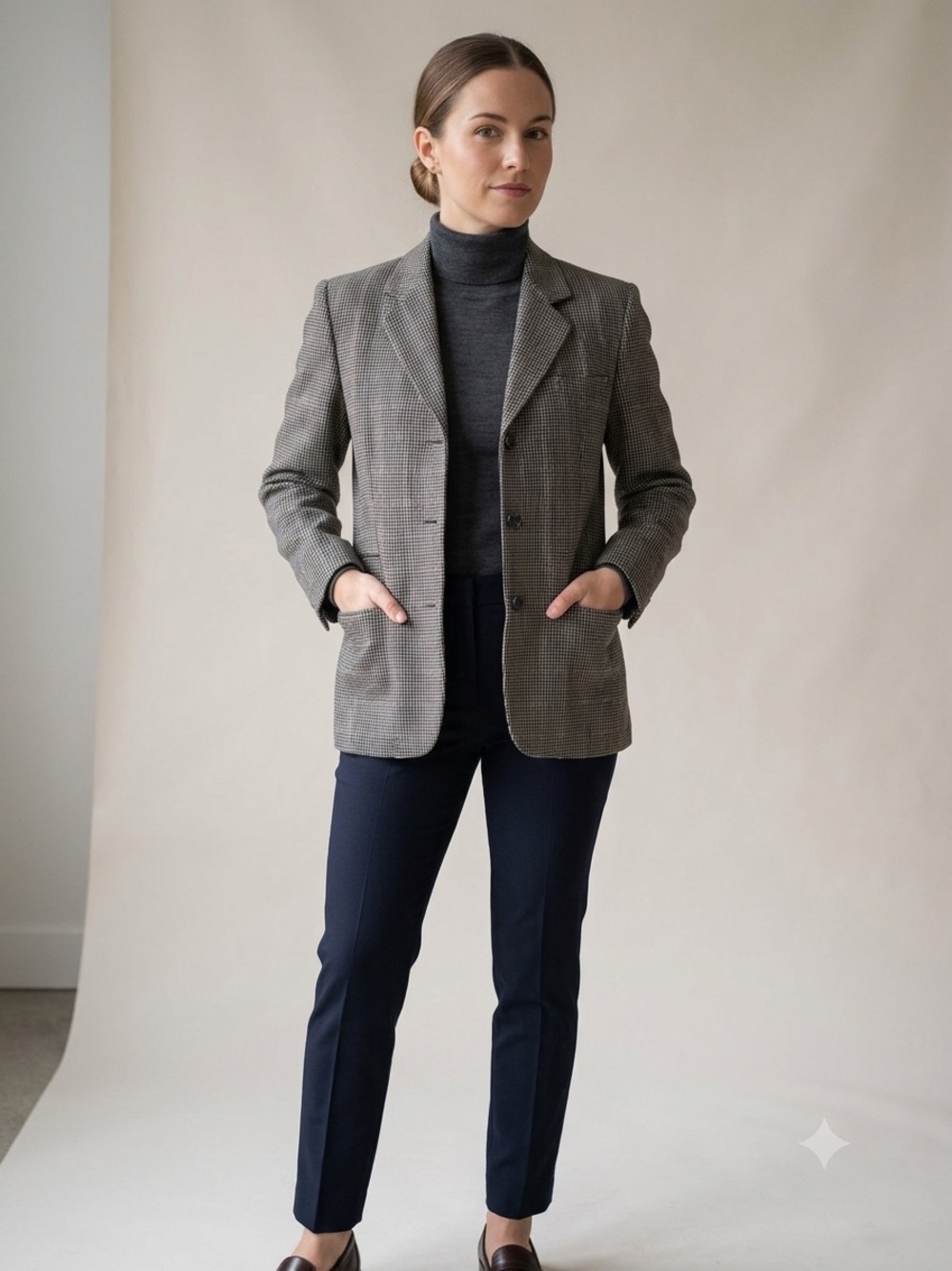 Vintage Harrods Knightsbridge Wool Tweed Blazer Jacket - Kids 12 Women’s XXS-XS
